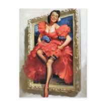 Portrait Pin-Up Post Cards