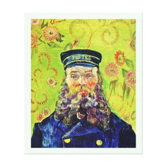 Portrait Postman Joseph Roulin Vincent van Gogh Canvas Prints
