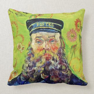 Portrait Postman Joseph Roulin Vincent van Gogh Pillows