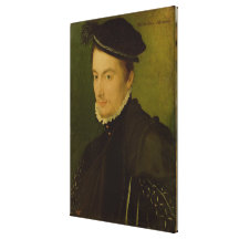 Portrait presumed Hercule-Francois de France Canvas Prints