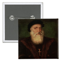 Portrait presumed to be of Vasco da Gama  c.1524 Pin