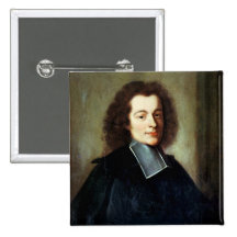 Portrait presumed to be Voltaire  as a young man Buttons