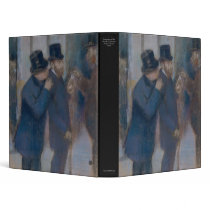 Portraits at the Stock Exchange by Edgar Degas binders
