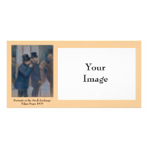 Portraits at the Stock Exchange by Edgar Degas photo cards by Ladiebug Portraits at the Stock Exchange by Edgar Degas photo cards