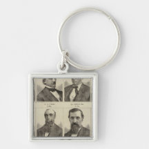 Portraits of Early Settlers of Minnesota Keychain