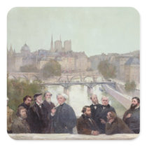 Portraits of French artists and authors Stickers
