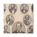 Portraits of Hon Thomas A Hendricks magnets