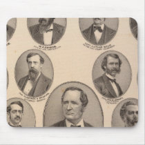 Portraits of Hon Thomas A Hendricks Mousepad