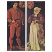 Portraits Of Jacob Schwytzer And His Wife Elsbeth Flyer Design