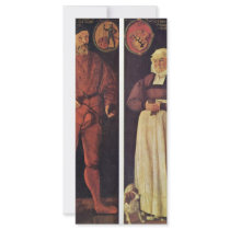 Portraits Of Jacob Schwytzer And His Wife Elsbeth Custom Rack Card