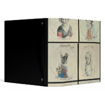 Portraits of Mary I  Edward IV 3 Ring Binders