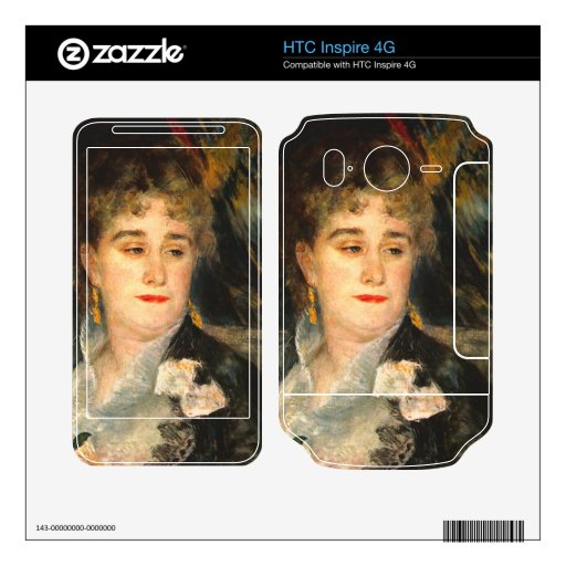 Portraits of Mme Charpentier by Pierre Renoir Skins For HTC Inspire 4G