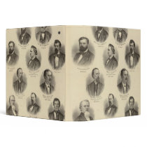 Portraits of Rev H Gilliland, Wm F Terhune 3 Ring Binder