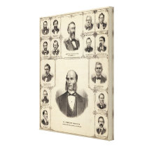 Portraits of Robert Hunter, Aaron G Cloud Stretched Canvas Print