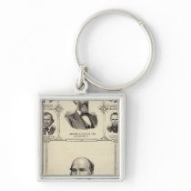 Portraits of Robert Hunter, Aaron G Cloud Keychains