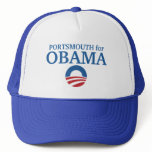 PORTSMOUTH for Obama custom your city personalized Hat