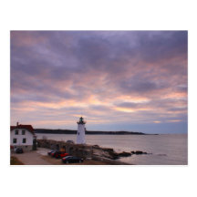 Portsmouth Harbor Lighthouse View from Fort Post Card