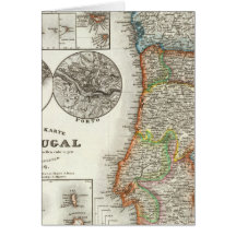Portugal and Cape Verde Islands Greeting Card