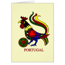 Portugal barcelos "galo" jogador de futebol cards