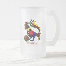 Portugal barcelos "galo" jogador de futebol coffee mug