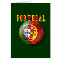 "Portugal" Bola por Portugueses Greeting Card