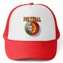 "Portugal" Bola por Portugueses Mesh Hat