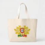 Portugal coat of arms tote bags