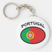 Portugal Cool Flag Design! Keychains