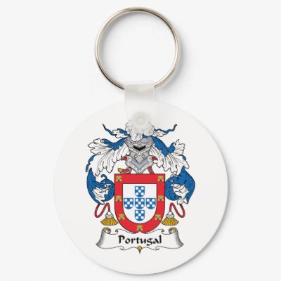Portugal Family Crest Key Chains by coatsofarms