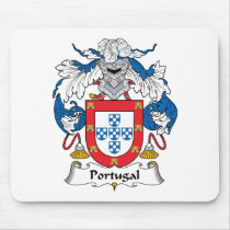Portugal Family Crest mousepads by coatsofarms Portugal Family Crest mousepads