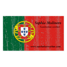 Portugal Flag Business Card