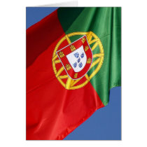 Portugal flag greeting cards