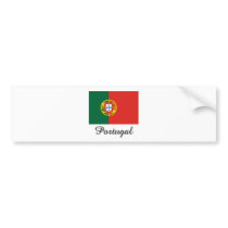 Portugal Flag Design bumper stickers