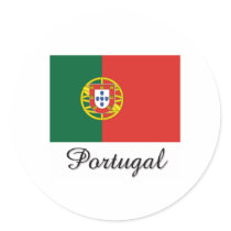 Portugal Flag Design stickers