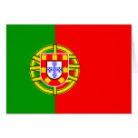 Portugal Flag Greeting Card