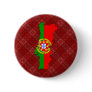 Portugal Flag Map full size Pinback Button