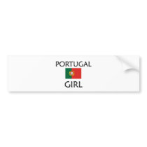PORTUGAL GIRL bumper stickers