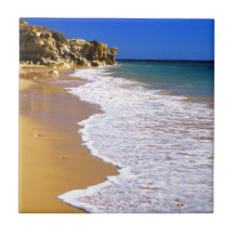 Portugal golden beach tiles