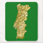 Portugal Map Mousepad