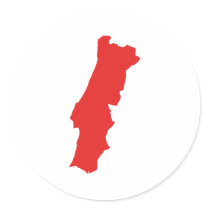Portugal Map stickers