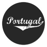 Portugal Revolution Style Round Stickers