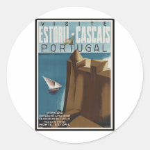 Portugal Round Stickers