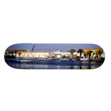 Portugal Seaside I - Sapphire & Crimson Magic Skateboard Decks