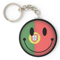 Portugal Smiley Keychains