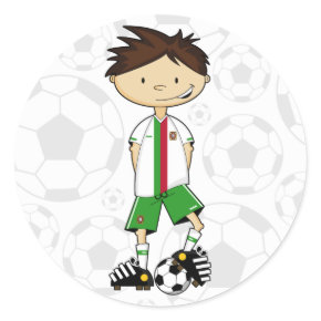 Portugal Soccer Boy Sticker sticker