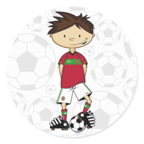 Portugal Soccer Boy Sticker sticker