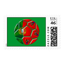 Portugal Soccer Postage Stamp