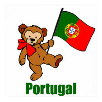 Portugal Teddy Bear Poster posters