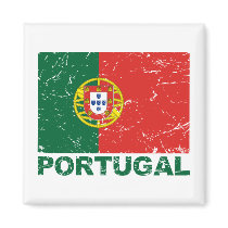 Portugal Vintage Flag Magnets