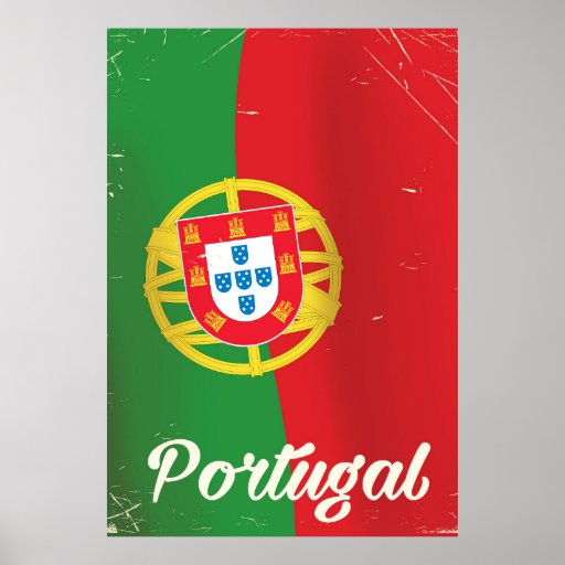 Portugal vintage travel poster. poster Zazzle